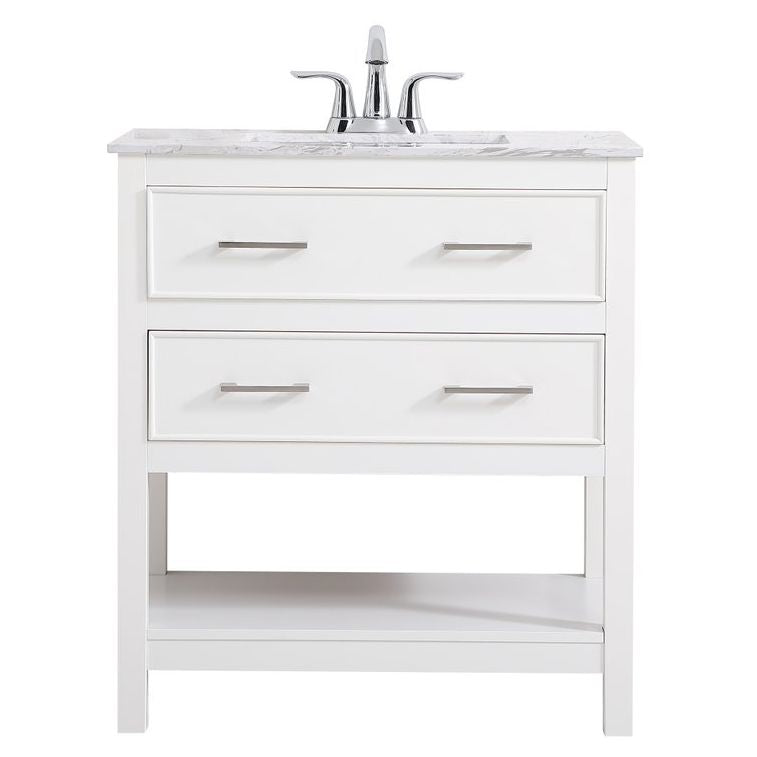 VF90130WH 30" Single Bathroom Vanity in White
