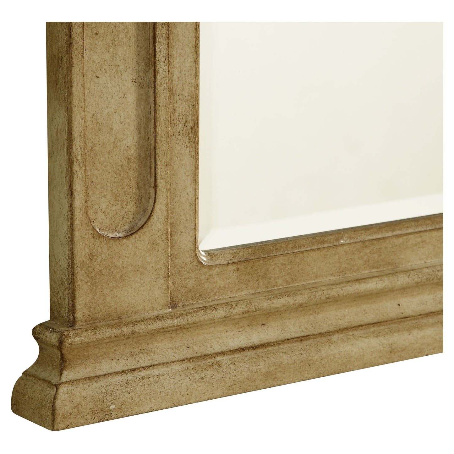 VM-1001 Danville 24" x 36" Wood Framed Decorative Mirror in Antique Beige