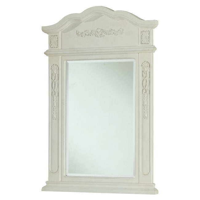 VM-1006 Danville 24" x 36" Wood Framed Decorative Mirror in Antique White