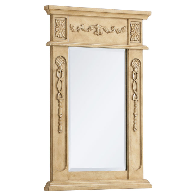 VM11828AB Danville 18" x 28" Wood Framed Decorative Mirror in Antique Beige