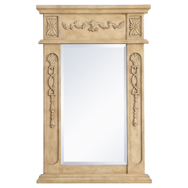 VM11828AB Danville 18" x 28" Wood Framed Decorative Mirror in Antique Beige
