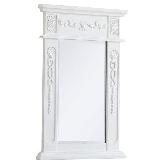 VM11828AW Danville 18" x 28" Wood Framed Decorative Mirror in Antique White