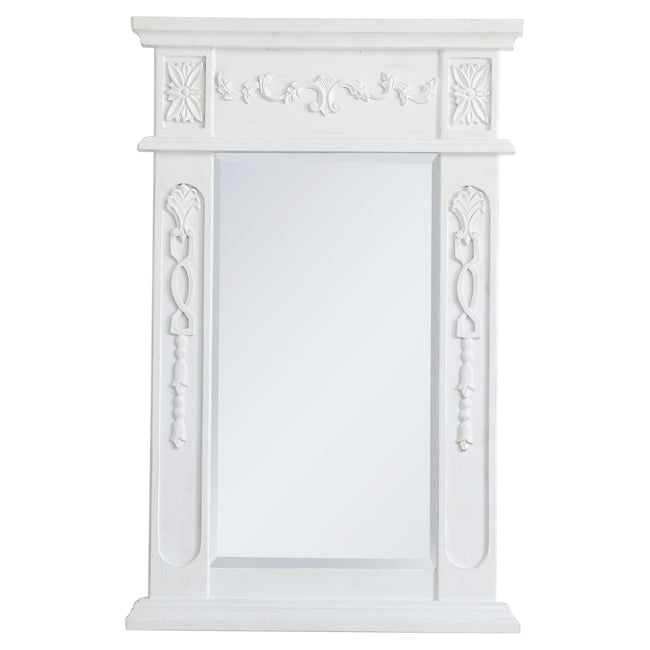 VM11828AW Danville 18" x 28" Wood Framed Decorative Mirror in Antique White