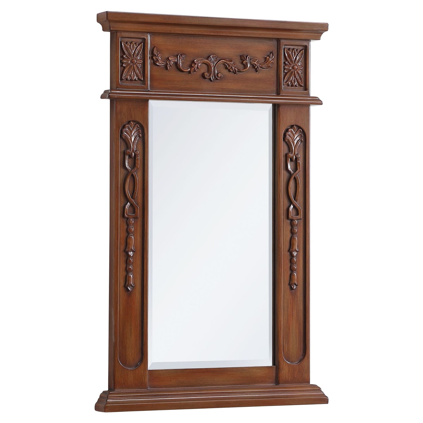VM11828TK Danville 18" x 28" Wood Framed Decorative Mirror in Teak