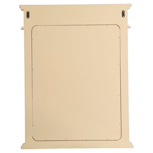 VM12836AB Danville 28" x 36" Wood Framed Decorative Mirror in Antique Beige