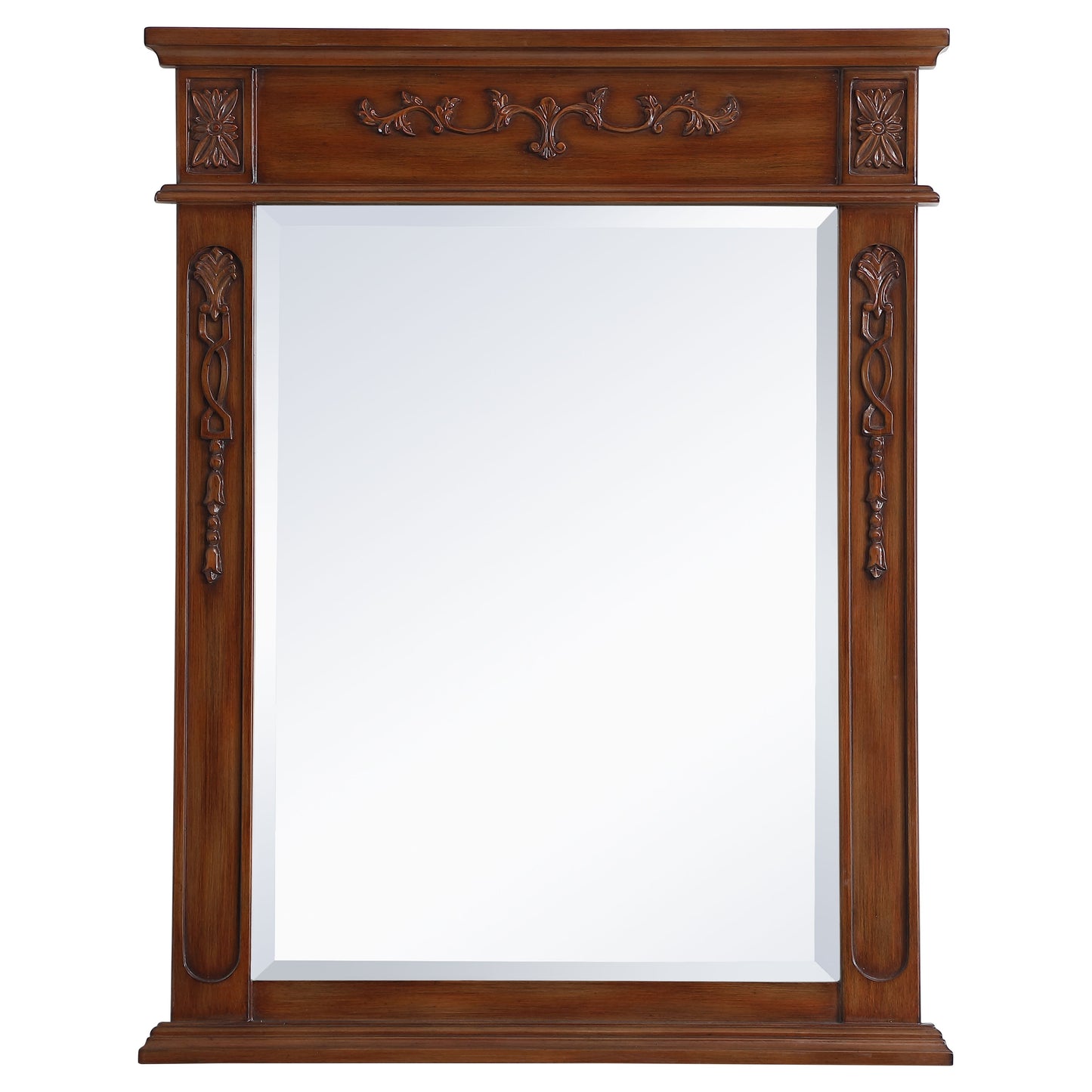 VM12836TK Danville 28" x 36" Wood Framed Decorative Mirror in Teak