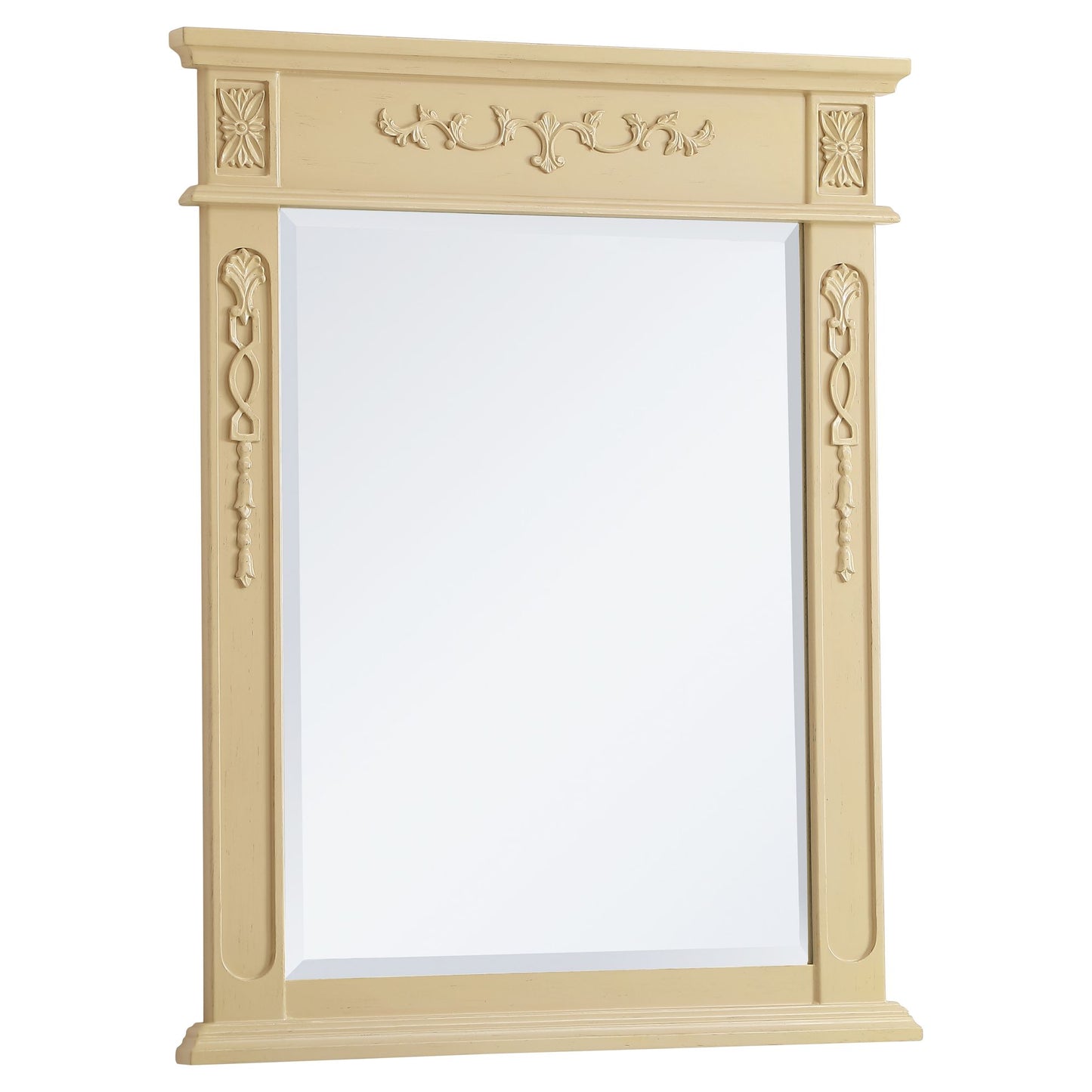 VM12836LT Danville 28" x 36" Wood Framed Decorative Mirror in Light Antique Beige