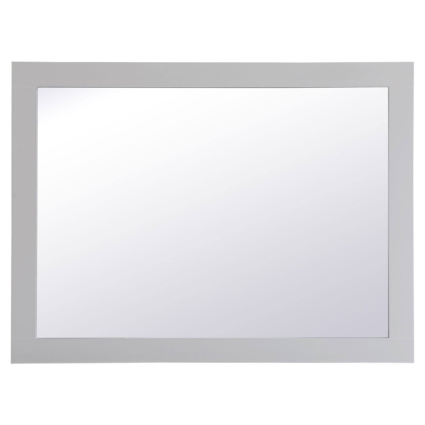 VM22432GR Aqua 24" x 32" Framed Rectangular Mirror in Grey