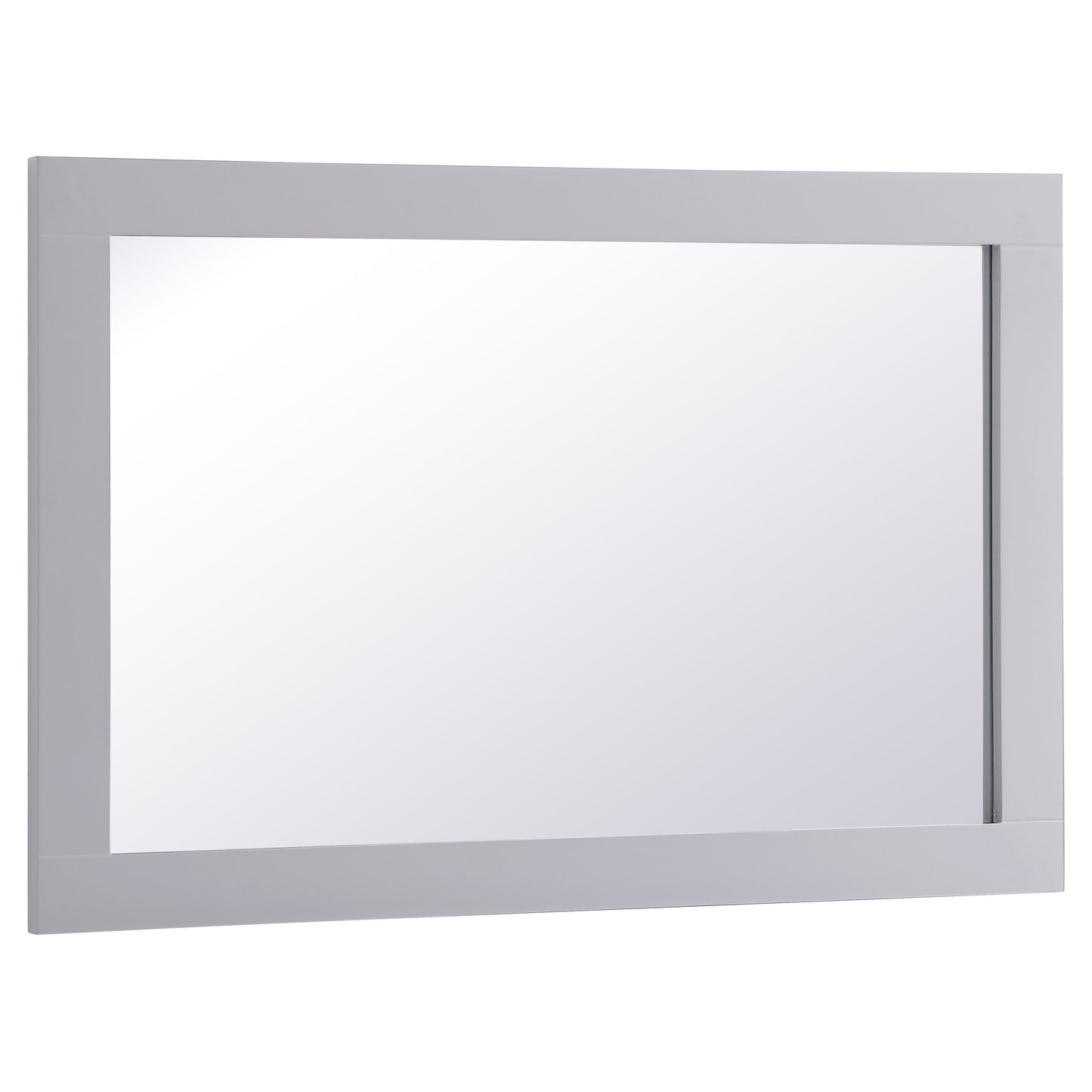 VM22436GR Aqua 24" x 36" Framed Rectangular Mirror in Grey