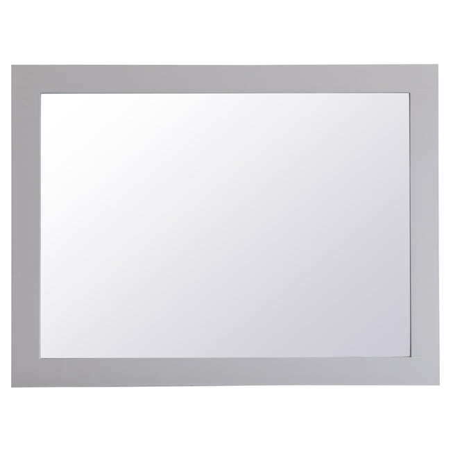 VM22736GR Aqua 27" x 36" Framed Rectangular Mirror in Grey