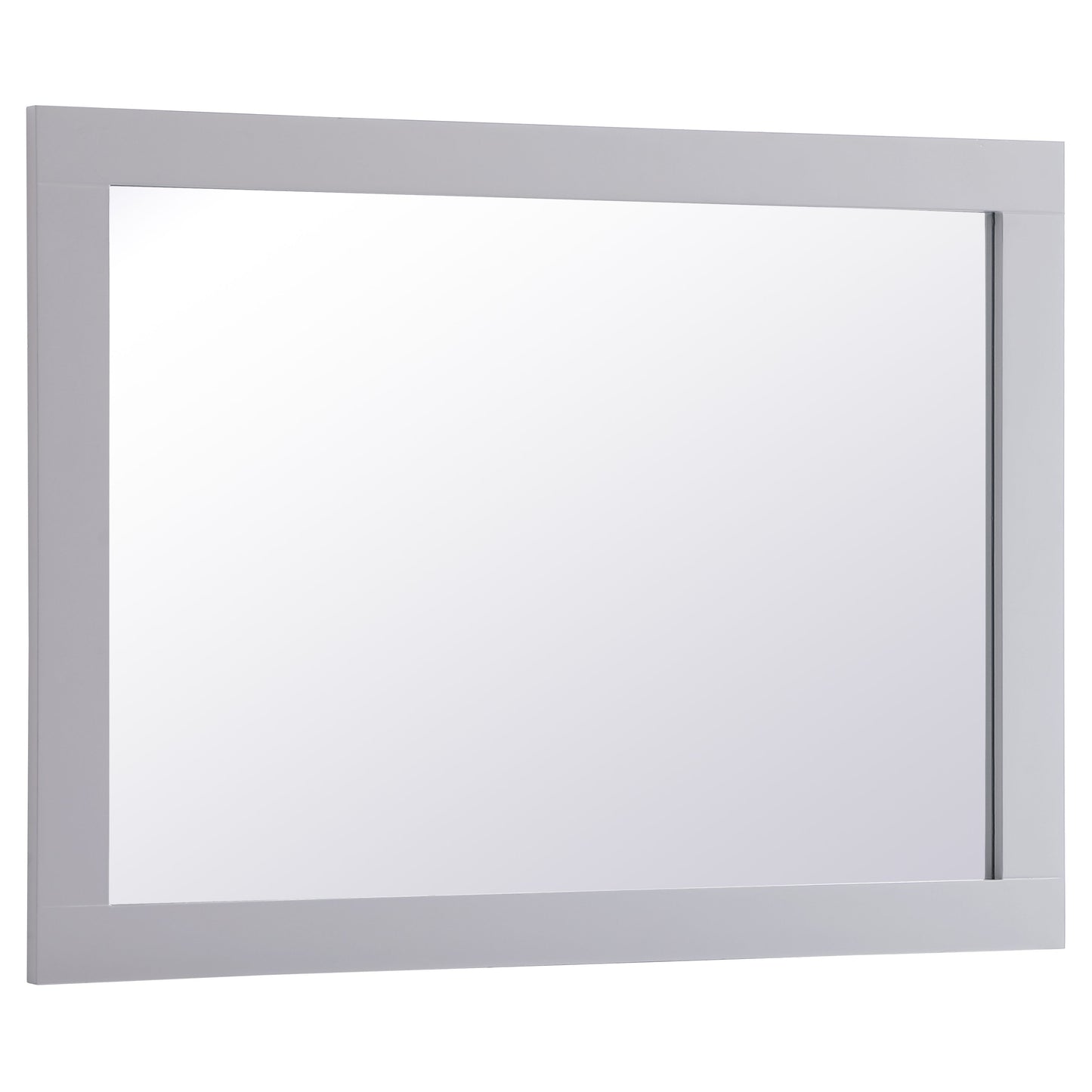 VM22736GR Aqua 27" x 36" Framed Rectangular Mirror in Grey