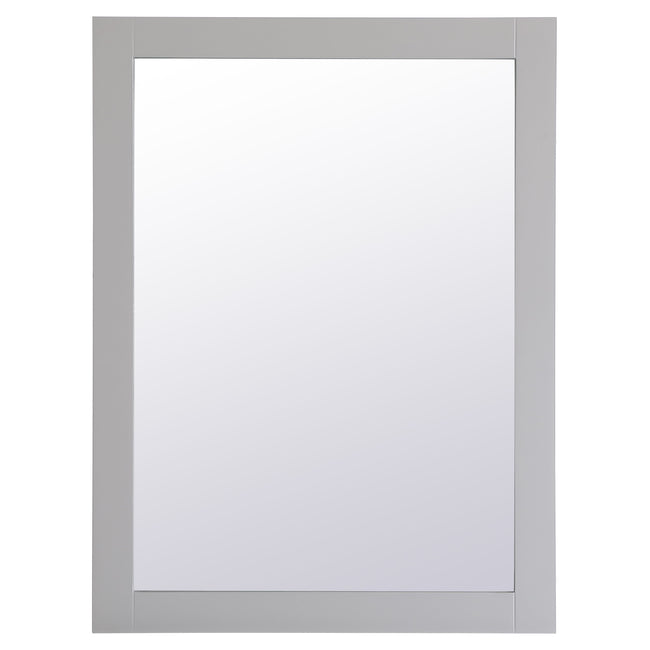 VM22736GR Aqua 27" x 36" Framed Rectangular Mirror in Grey