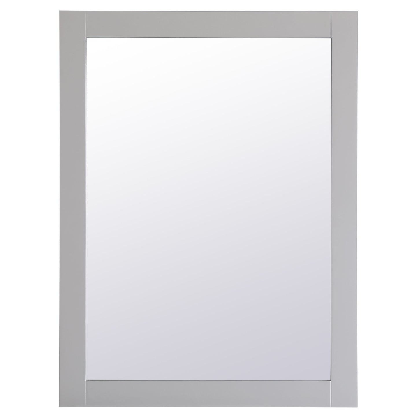 VM22736GR Aqua 27" x 36" Framed Rectangular Mirror in Grey