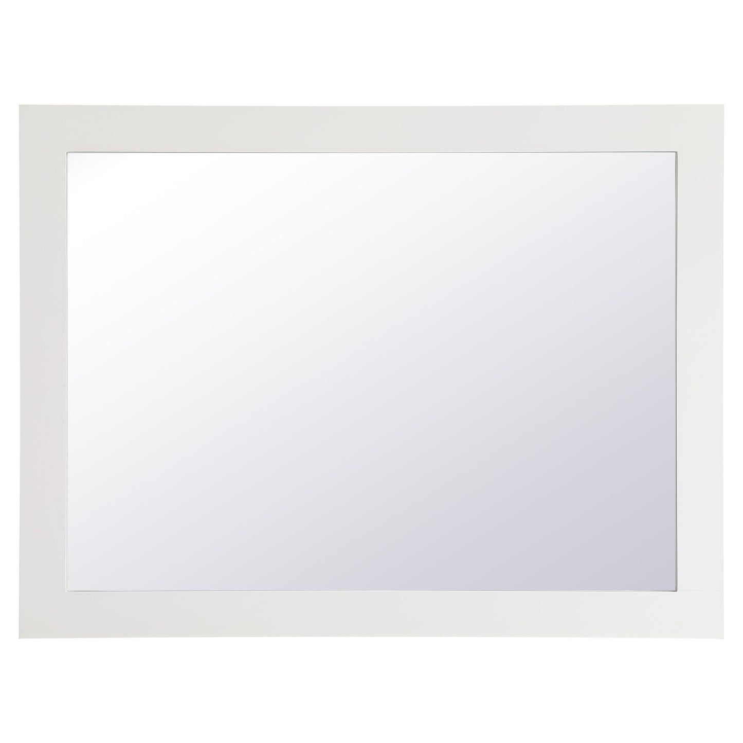 VM22736WH Aqua 27" x 36" Framed Rectangular Mirror in White