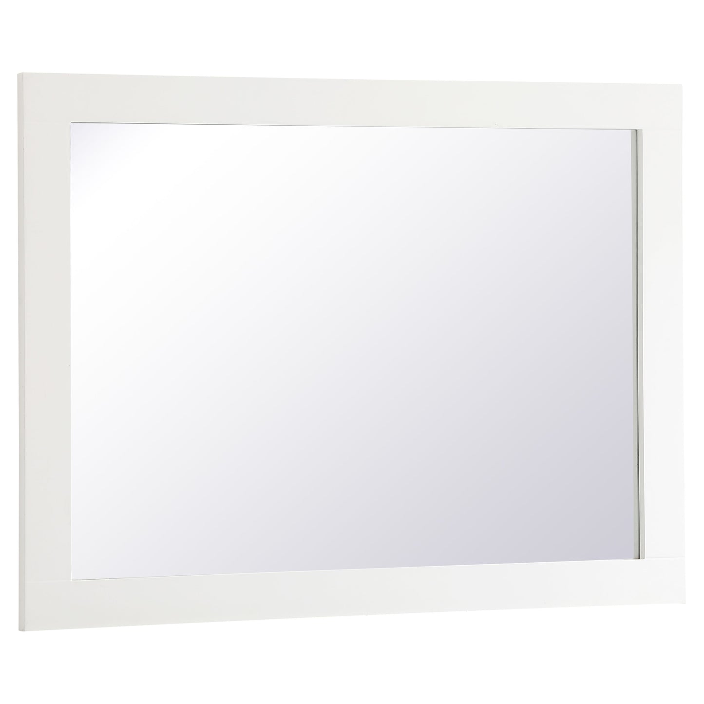 VM22736WH Aqua 27" x 36" Framed Rectangular Mirror in White