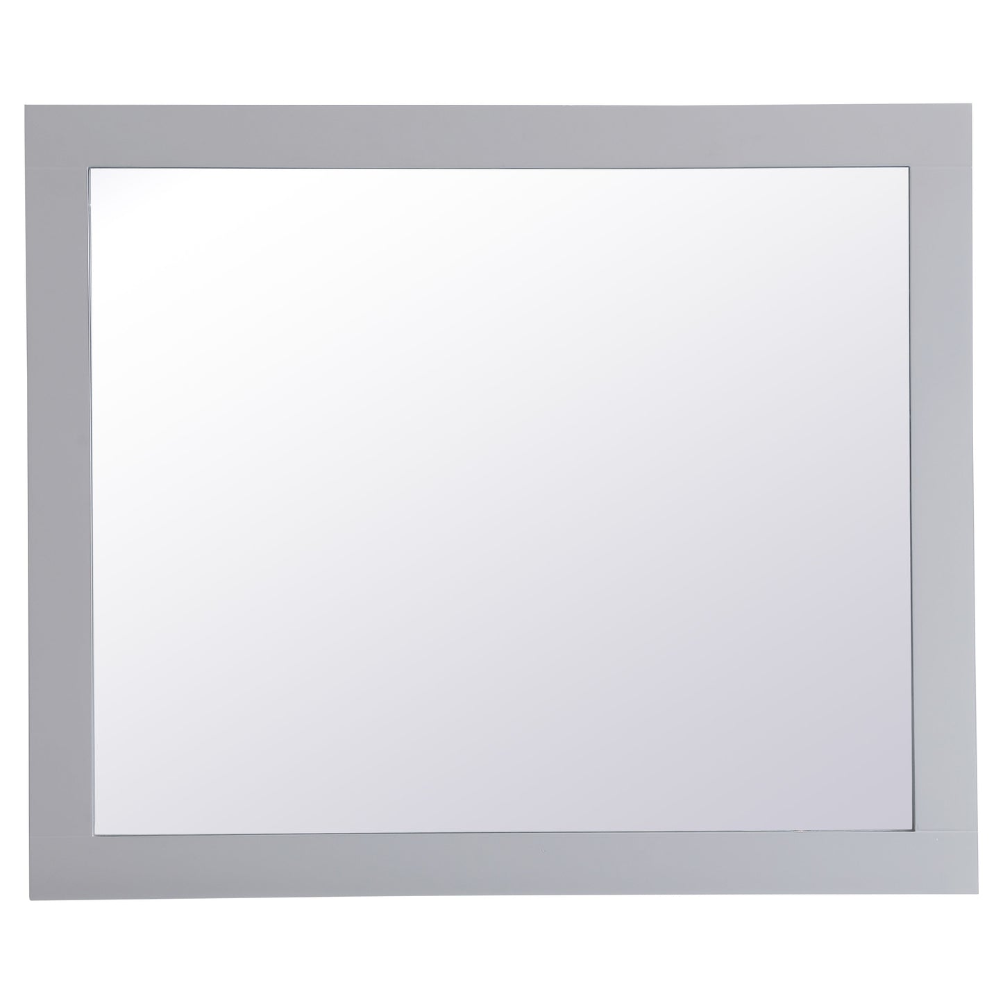VM23036GR Aqua 30" x 36" Framed Rectangular Mirror in Grey