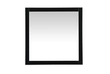VM23636BK Aqua 36" x 36" Framed Rectangular Mirror in Black