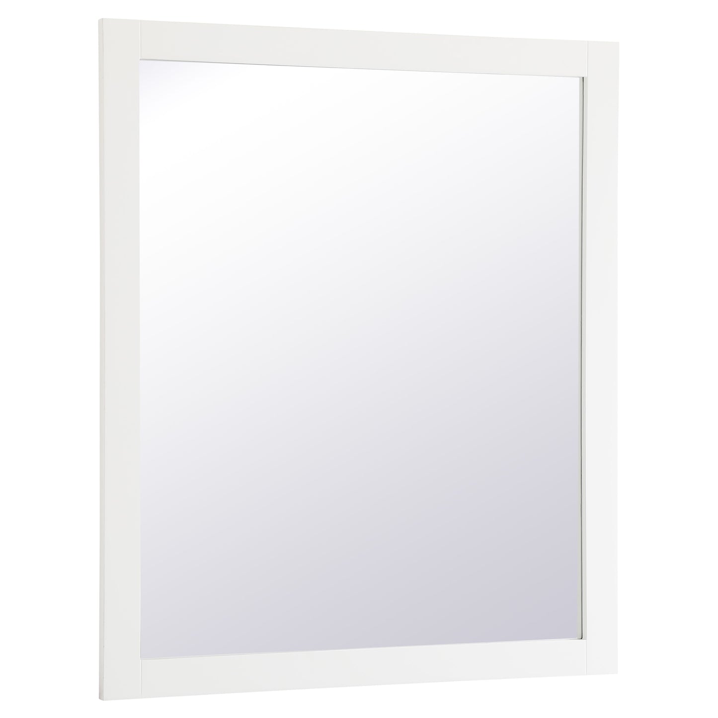 VM24236WH Aqua 42" x 36" Framed Rectangular Mirror in White