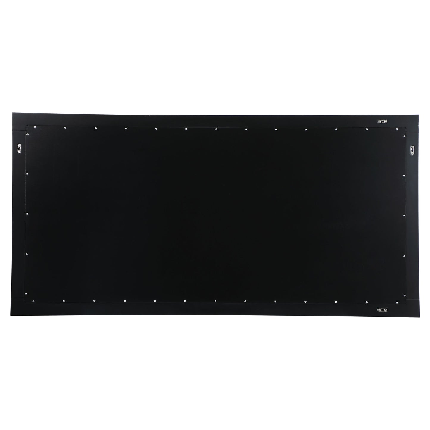 VM27236BK Aqua 72" x 36" Framed Rectangular Mirror in Black