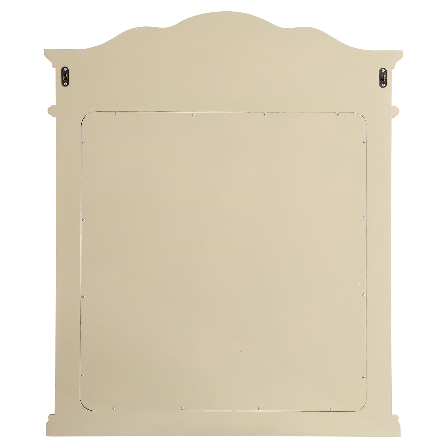 VM3001LT Danville 32" x 38" Wood Framed Decorative Mirror in Light Antique Beige