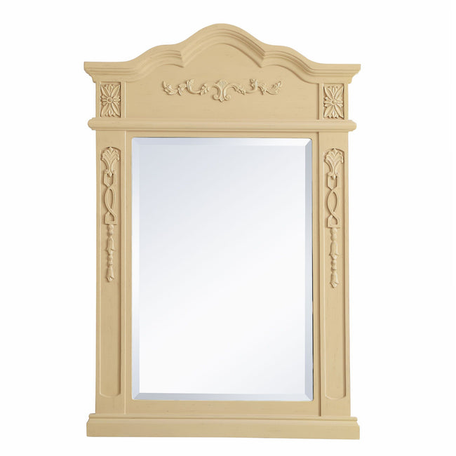 VM32436LT Danville 24" x 36" Wood Framed Decorative Mirror in Light Antique Beige