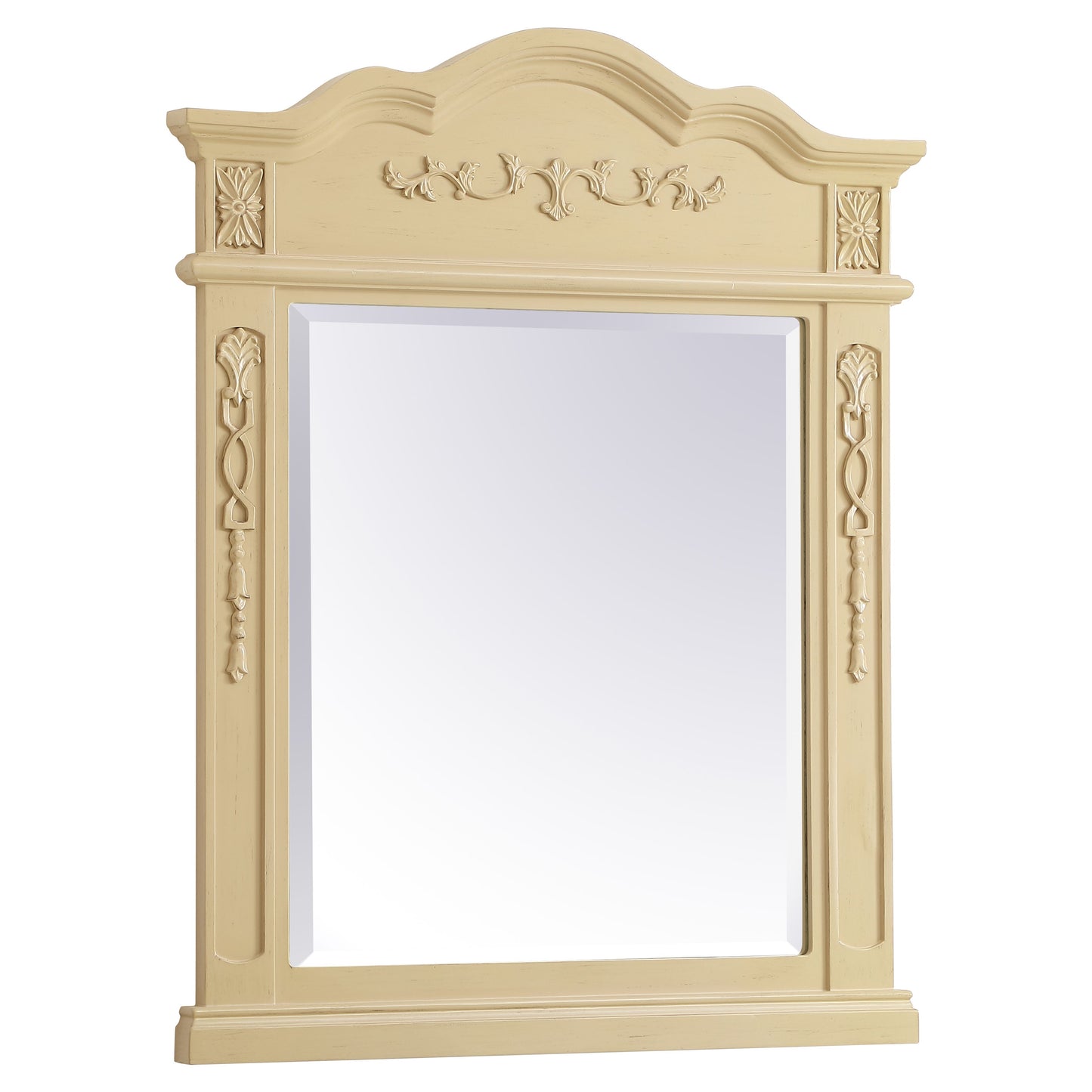 VM32836LT Danville 28" x 36" Wood Framed Decorative Mirror in Light Antique Beige
