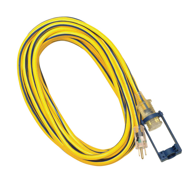05-00107 - 12/3 SJTW Lighted Extension Cords with E-Zeelock - 100 ft