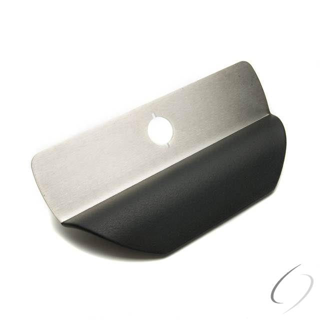 Vandal Resistant Night Latch Trim for use with Rim and Vertical Exit Devices with Black Grip Satin S