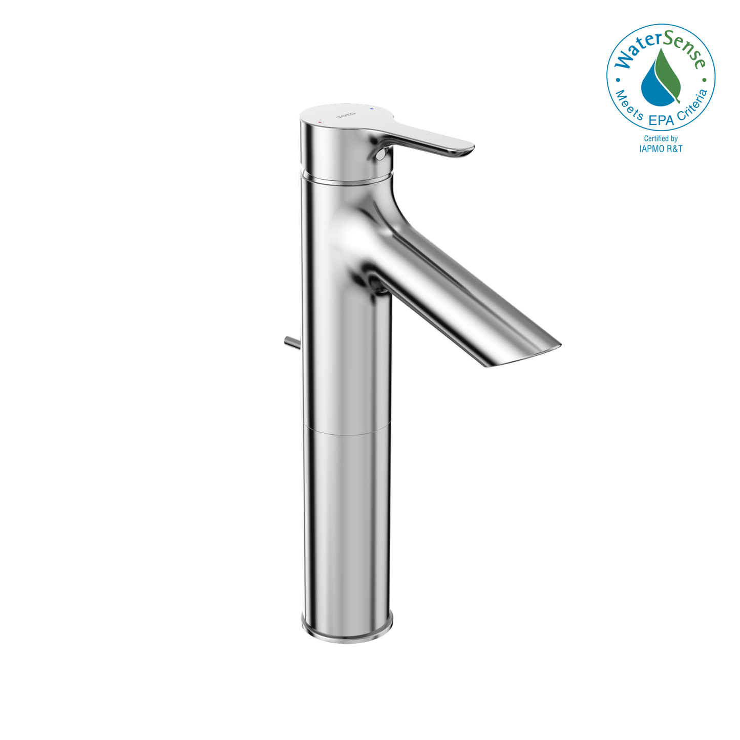 Toto TLS01304U#CP - Series 1.2GPM Single Handle Bathroom Faucet for Semi-Vessel Sink with Drain Asse