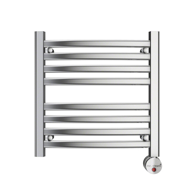 W219TPC - Broadway 8-Bar Wall-Mounted Electric Towel Warmer with Digital Timer - Polished Chrome