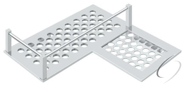 WBHeavy DutyCR9U26 Bathroom Basket Heavy Duty Corner Right 9"; Bright Chrome Finish