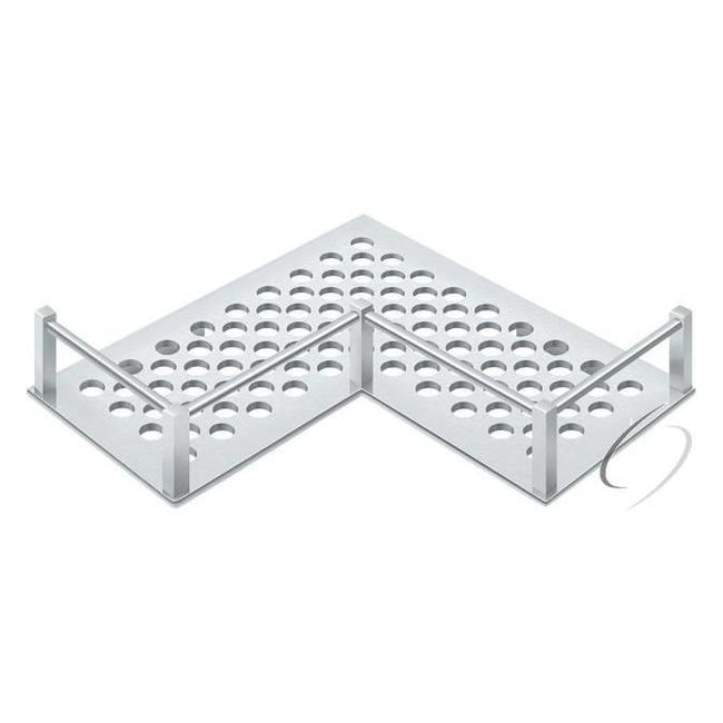 WBHeavy DutyUC9U26 Bathroom Basket Heavy Duty Universal Corner 9"; Bright Chrome Finish