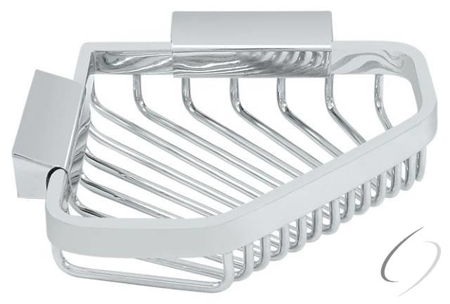 WBP542U26 Wire Basket 5" x 4" x 2" Corner Pentagon; Bright Chrome Finish
