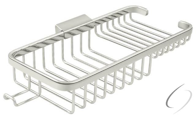 WBR1051HU14 Wire Basket; 10" Rect/Com with Hook; Bright Nickel Finish