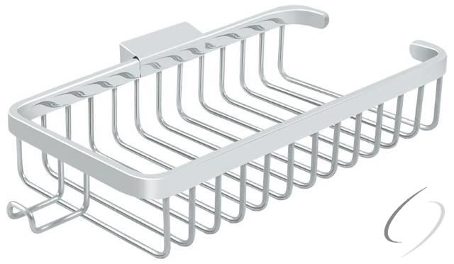 WBR1052HU26 Wire Basket; 10" Rect with Hook; Bright Chrome Finish