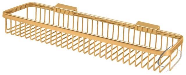 WBR1851CR003 Wire Basket; 18" Rectangular; Lifetime Brass Finish