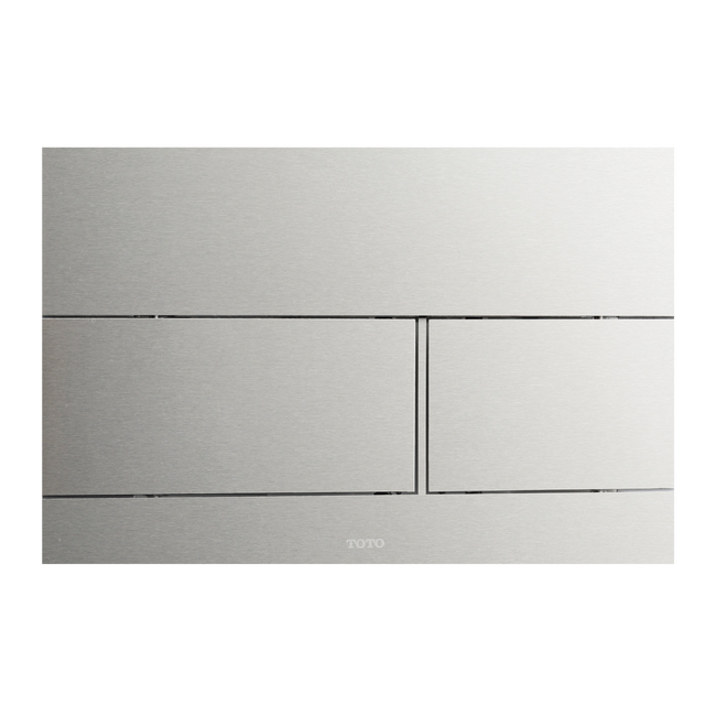 YT980#SS - Dual Flush Push Button Plate for Select DuoFit In-Wall Tank Unit - Stainless Steel
