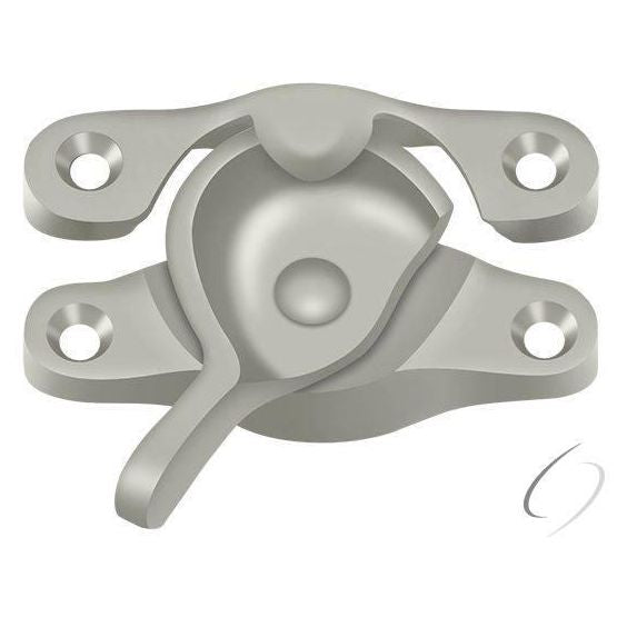 WL07U15 Window Sash Lock; 15/16" x 2-5/8"; Satin Nickel Finish