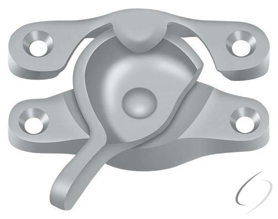 WL07U26D Window Sash Lock; 15/16" x 2-5/8"; Satin Chrome Finish