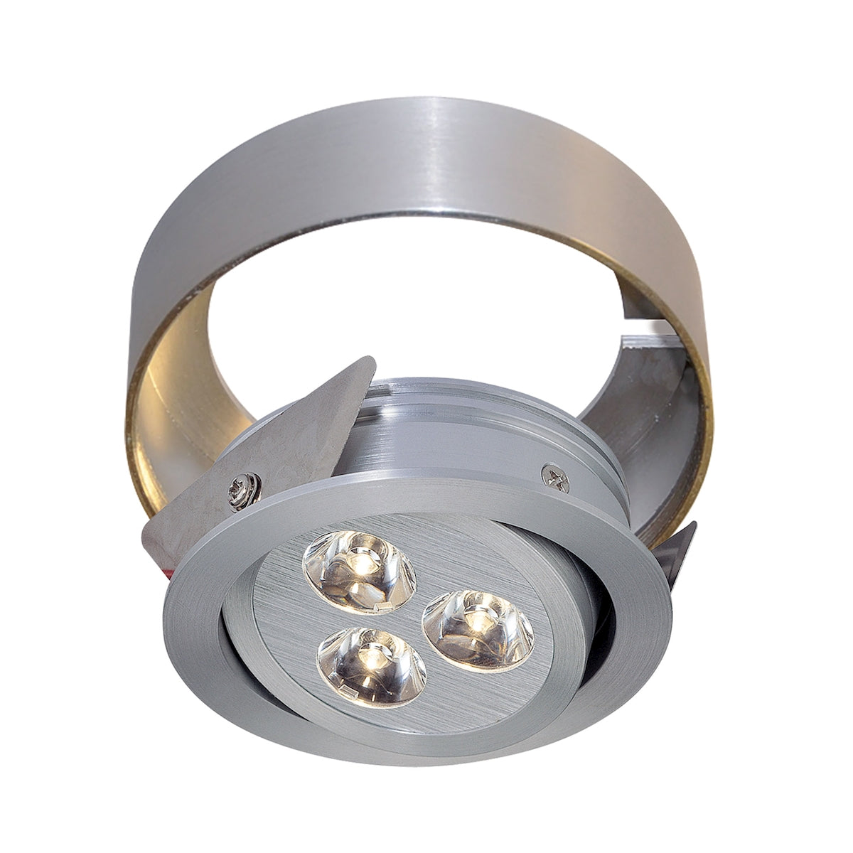 ELK Lighting Tiro Collar 3 Light Tiro Conversion ring for Under Cabinet in Brushed Aluminum