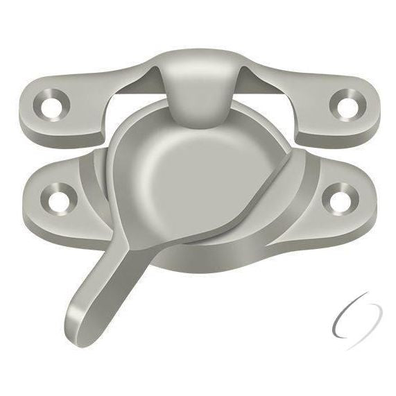 WLS9U15 Window Sash Lock; 1-1/16" x 3"; Satin Nickel Finish
