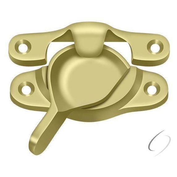 WLS9U3 Window Sash Lock; 1-1/16" x 3"; Bright Brass Finish