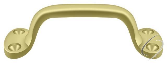 WP27U3 Pull; 6"; Bright Brass Finish
