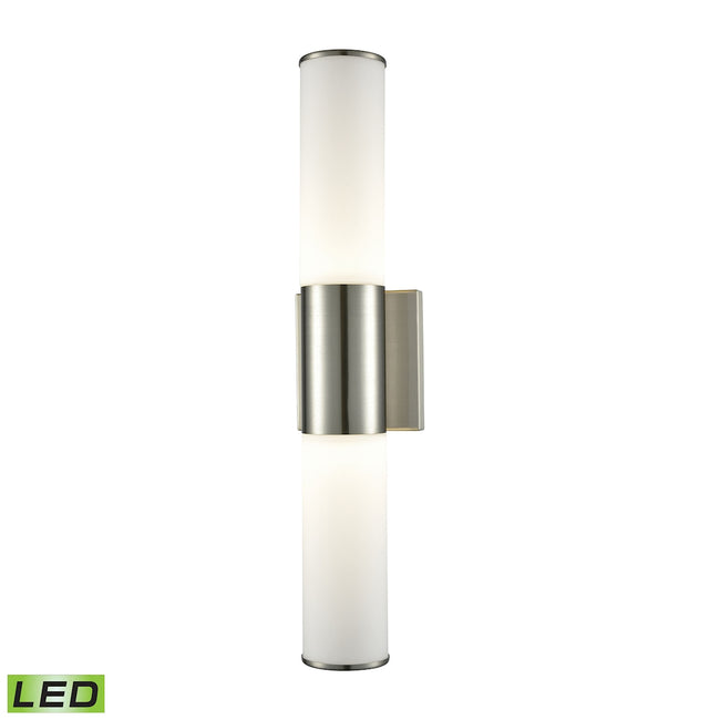 ELK Lighting WSL820-10-16M - Maxfield 20" Wide 2-Light Wall Lamp in Satin Nickel with Opal Glass - I