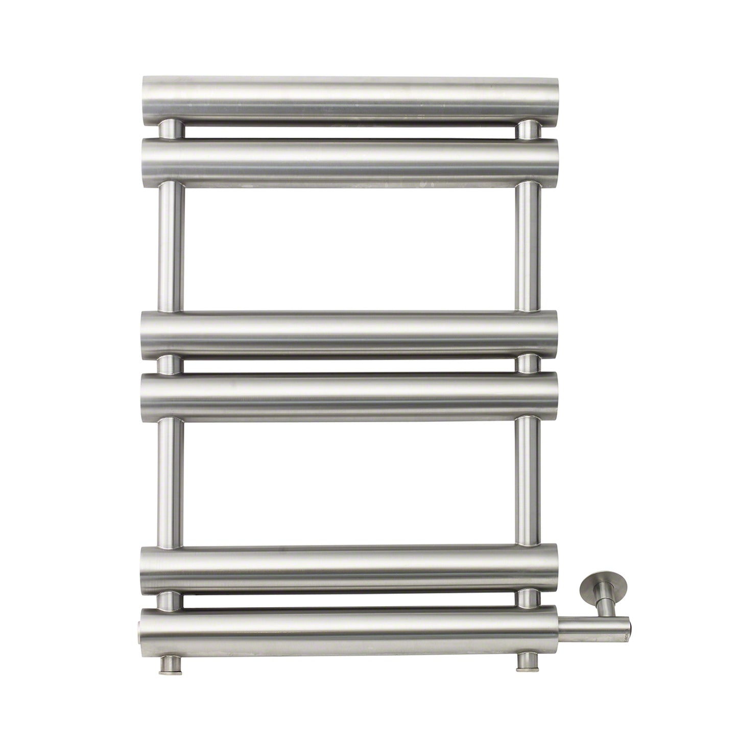 WX27 6-Bar Wall Mounted Electric Towel Warmer with Digital Timer in Stainless Steel Brushed