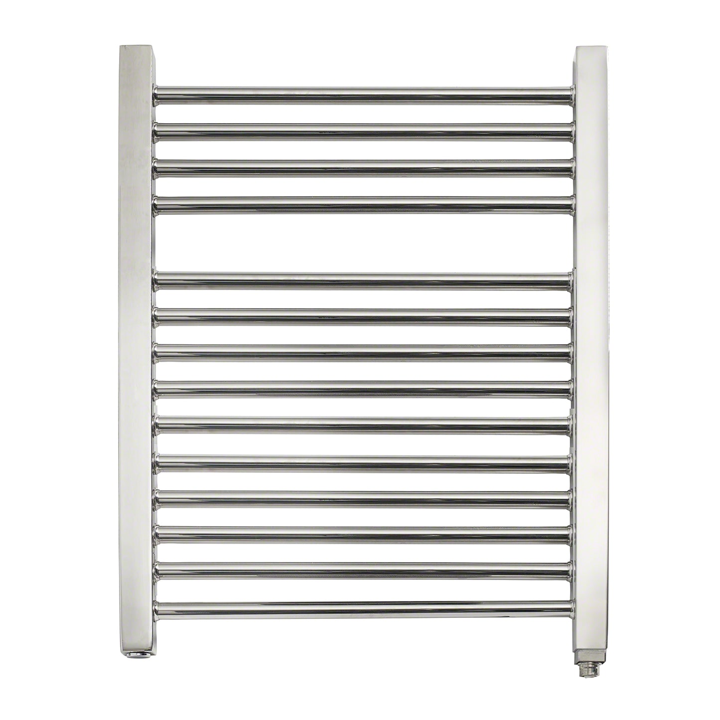 WX29 14-Bar Wall Mounted Electric Towel Warmer with Digital Timer in Stainless Steel Brushed