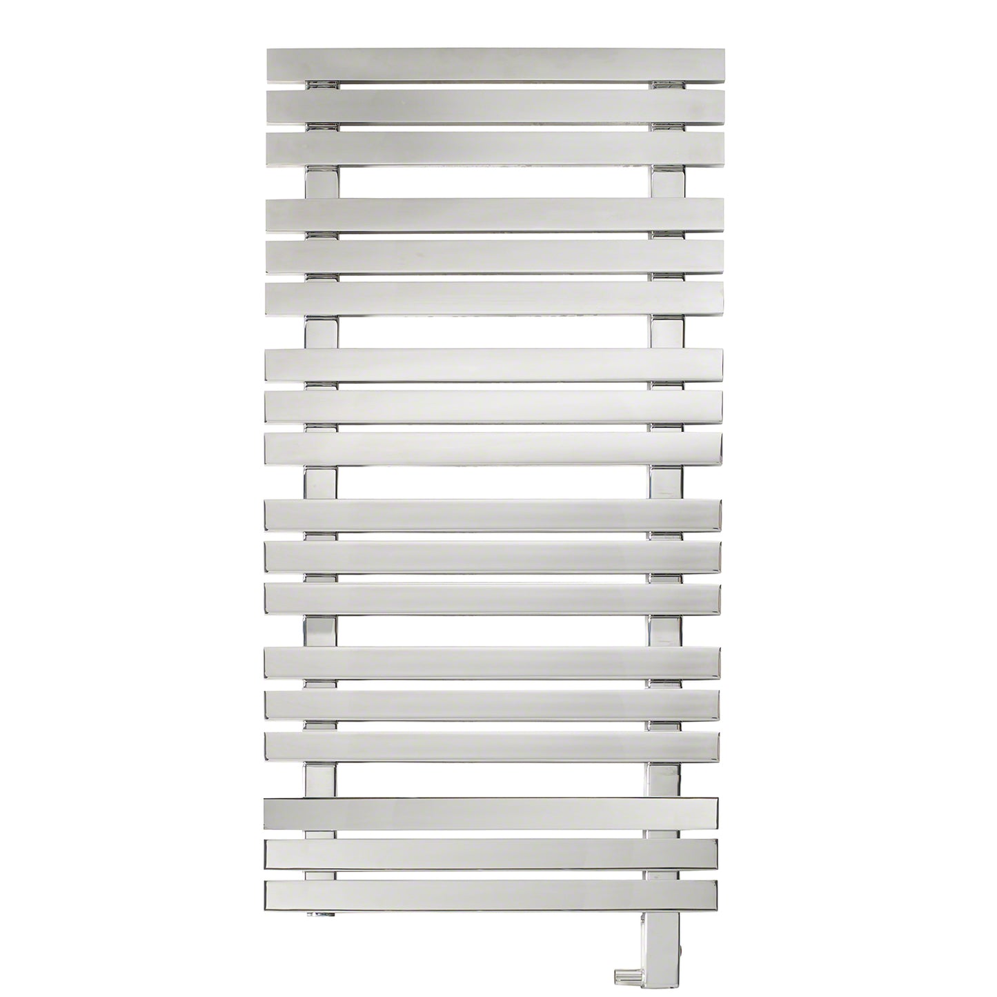 WX36 12-Bar Wall Mounted Electric Towel Warmer with Digital Timer in Stainless Steel Brushed