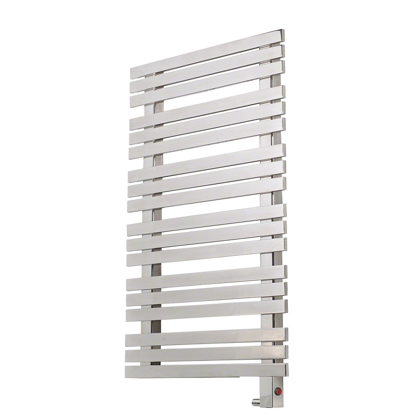 WX41 18-Bar Wall Mounted Electric Towel Warmer with Digital Timer in Stainless Steel Brushed
