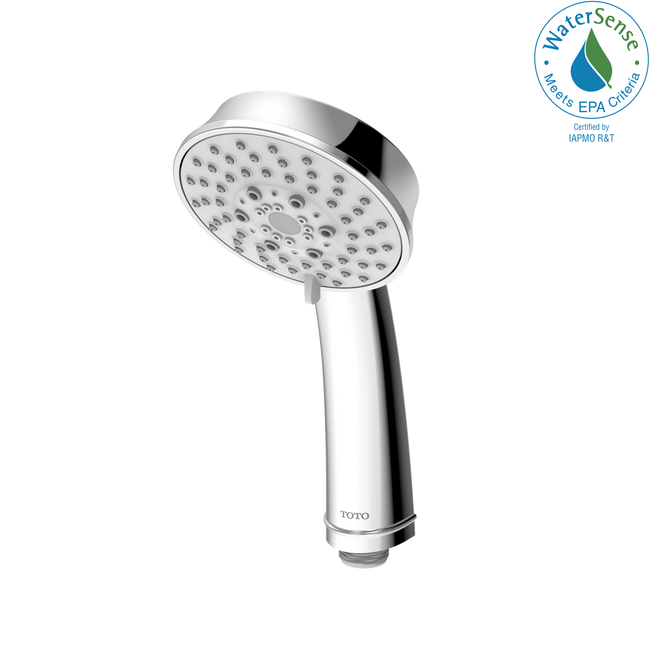 Toto TBW03003U2#CP - Five Spray Modes 2.0 GPM Round Multi Function Hand Shower- Chrome Plated