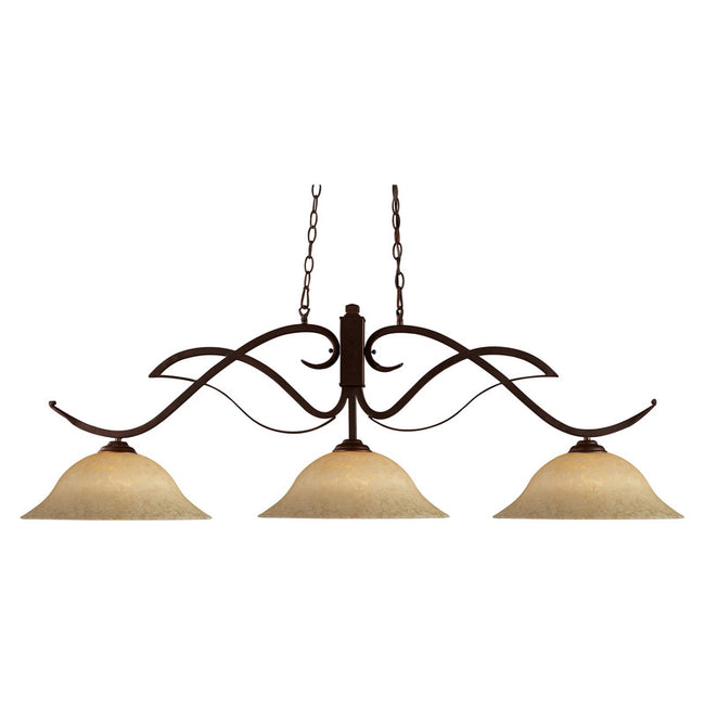 126-G - Phoenix 3 Light 54" Chandelier